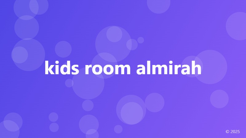kids room almirah