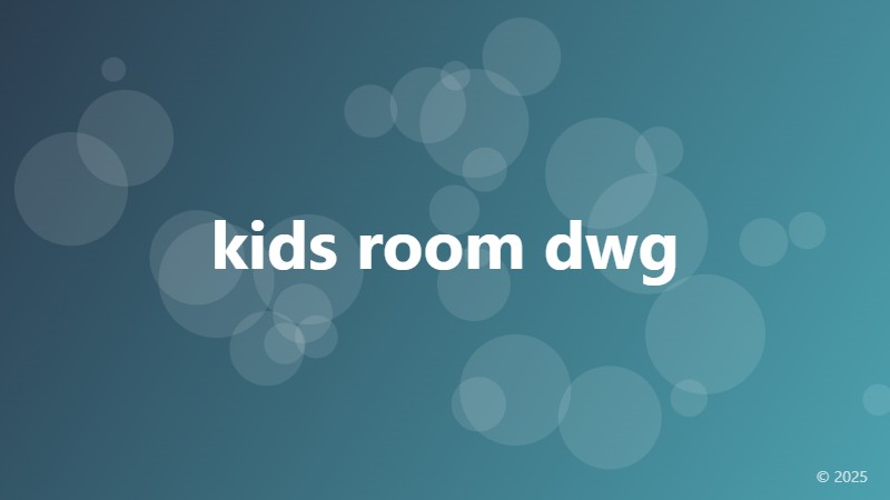 kids room dwg