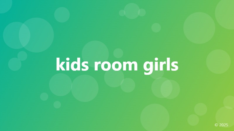 kids room girls