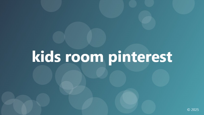 kids room pinterest