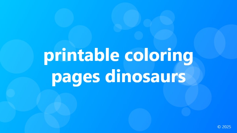 printable coloring pages dinosaurs