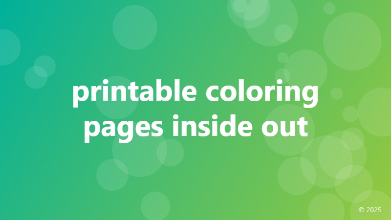 printable coloring pages inside out